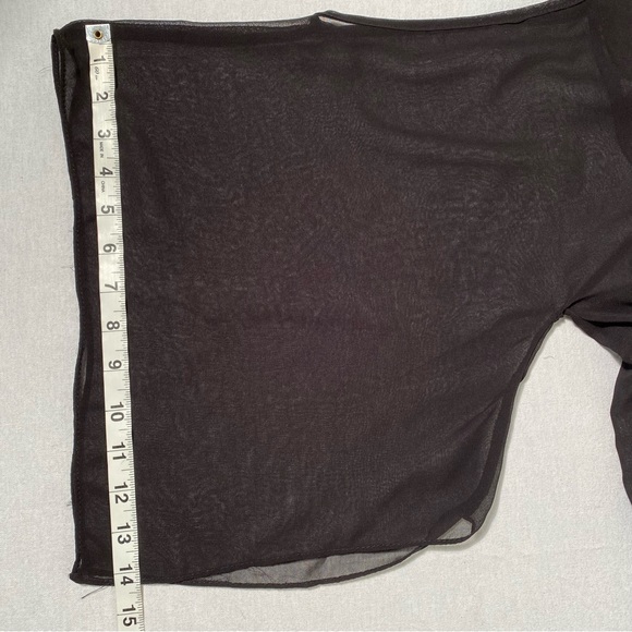 Moon Collection Black Fringe Dress Bell Sleeves Party Gothic Witchy Size S - Picture 13 of 15